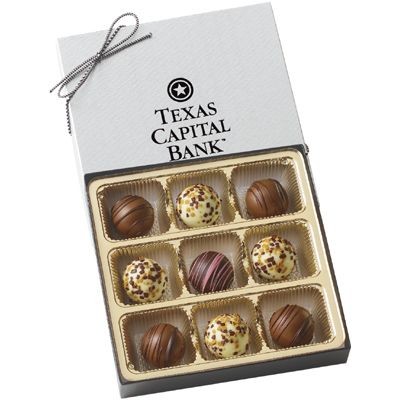 9 Piece Chocolate Truffle Gift Box