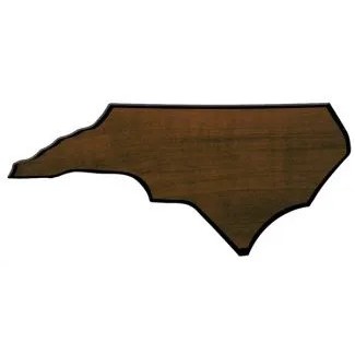 North Carolina State Shaped Plaque