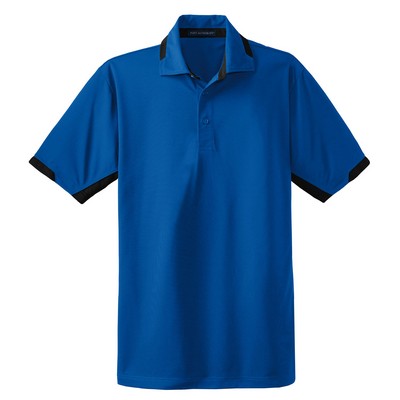 Port Authority® Dry Zone® Colorblock Ottoman Polo Shirt