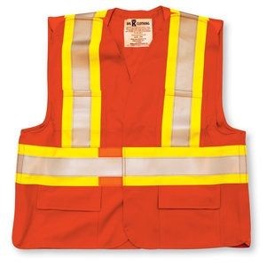 Red Fire Retardant Ultrasoft Traffic Safety Vest