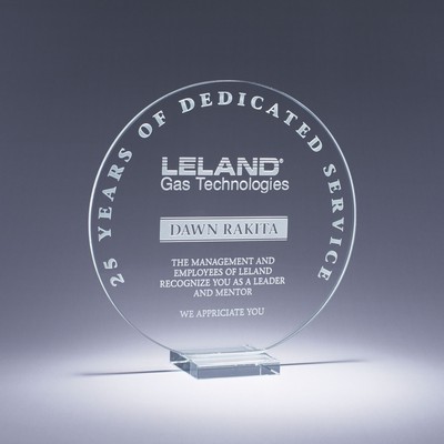 8.5" Serenity Crystal Award