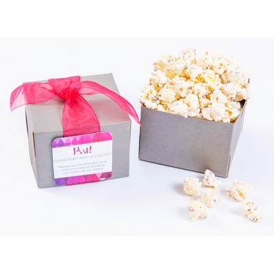 Gourmet Popcorn Birthday Cake Candy Carton