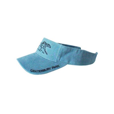 Washed Cotton Twill Visor