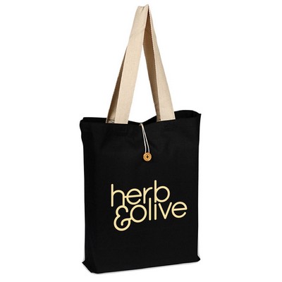 ButtonUp Color Canvas Tote - 1 color (15" x 16" x 3")