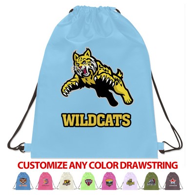 Overseas Full Color Drawstring Backpack CUSTOM ONLY 600PC MIN