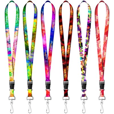 Custom Heat Transfer Lanyard With J-Hook