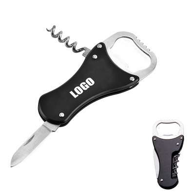 Bottle Opener With Corkscrew