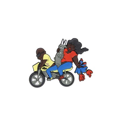 Emulation Motorcycle Funny Magnetic PVC Fridge Magnet