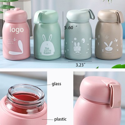 10 Oz. Rabbit Glass Water Bottle