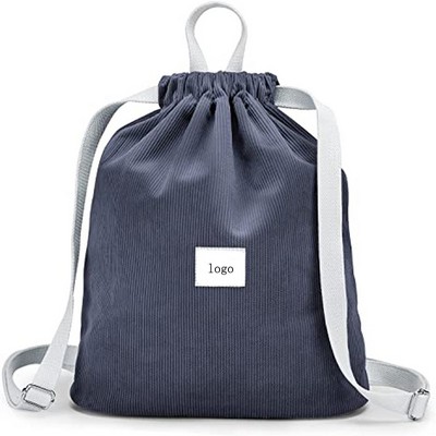 Canvas Serviceable Outdoor Drawstring Backpack