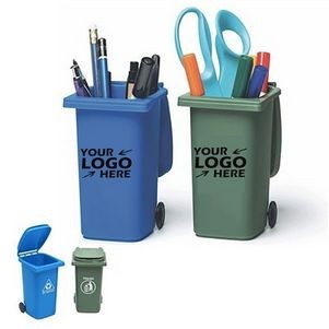 Trash Can Shaped Pen Holder