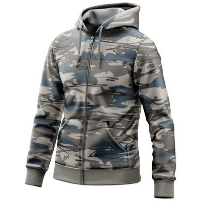 Antler® Men's 8.2 Oz. Polar Fleece Full Zipper Hoodie With Pockets