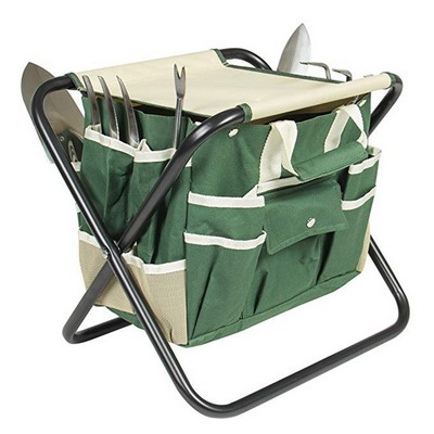 Gardening Tools With Folding Stool