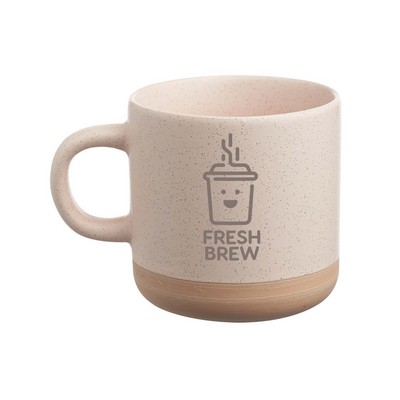 11 oz. Petite Speckled Clay Ceramic Mug (1 Color Imprint)