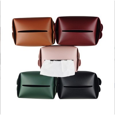 PU Leather Tissue Box