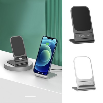 15W Magnetic Wireless Charger Station Aluminum Phone Holder