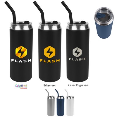 20 Oz. Can Shaped Stainless Steel Tumbler