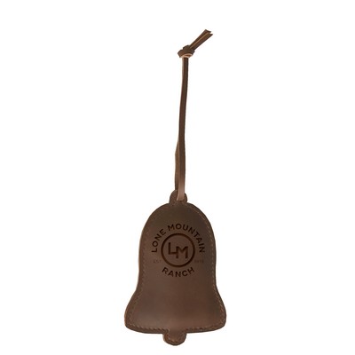 Bell Leather Hanging Ornament