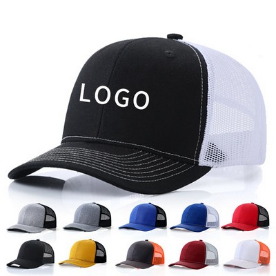 Trucker Snapback Cap with Mesh