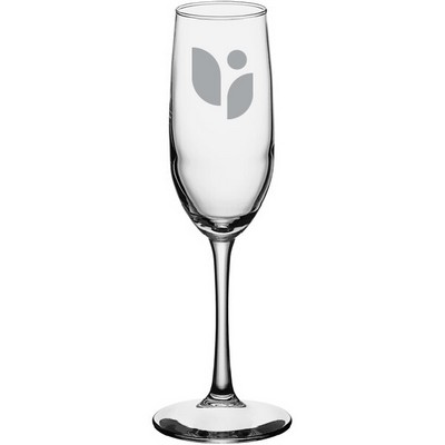 Deep Etched or Laser Engraved Libbey® 7500 Vina 8 oz. Flute Glass