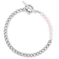 Jilco Inc. Pearl & Curb Link Bracelet