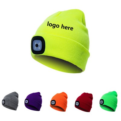 LED Beanie with Light