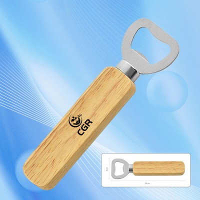 Wooden Handle Bottle Opener