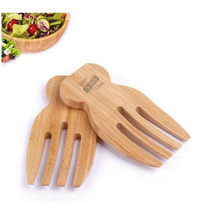 Wood Salad Hand