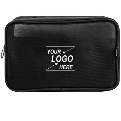 Large Mesh Travel Makeup Bag