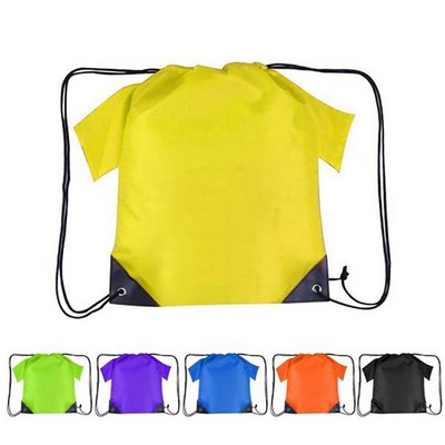 Novel T-Shirt-Shaped Drawstring Backpack: Fun and Functional