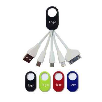 Finger 4 In 1 USB Cable with ring holder