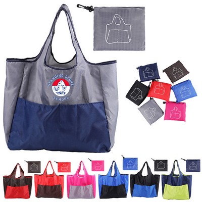 Medium Capacity Reusable Grocery Foldable Shopping Bag