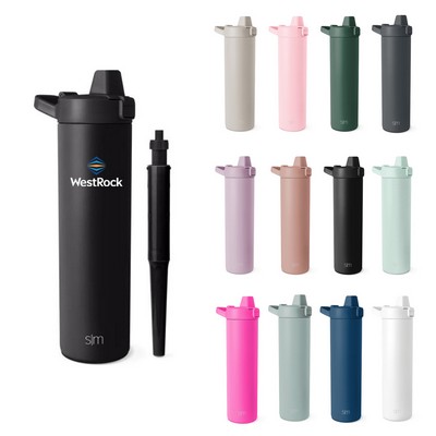 24 Oz. Simple Modern® Mesa Water Bottle w/Filter Straw Lid