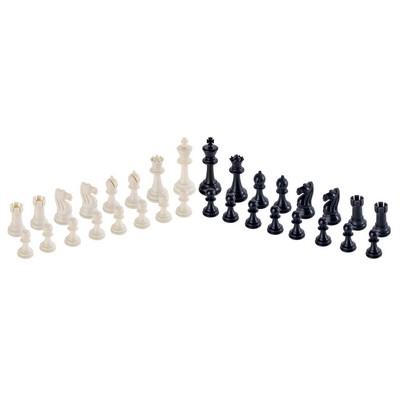 Plastic Staunton Tournament Chess Pieces, 3.75 in. King