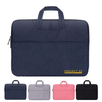 Universal Jacquard Laptop Sleeve with Large Front Pocket