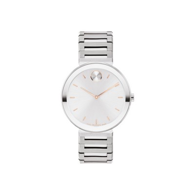 Movado Bold Horizon Ladies' Stainless Steel Watch w/Silver Dial