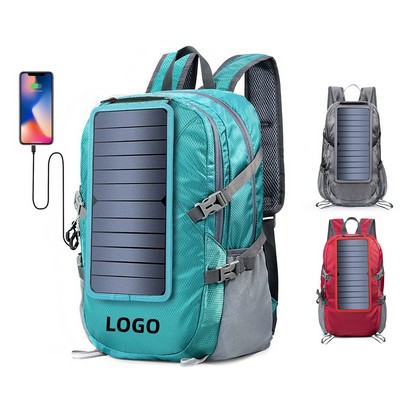 Solar Backpack with Solar Panel