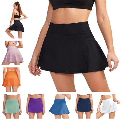 Tennis Skirts Golf Running Workout Athletic Skort