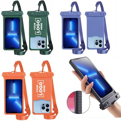 TPU waterproof mobile phone bag / pouch with Lanyard