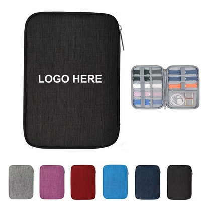 Portable Travel Watch Band Organizer Cable Bag