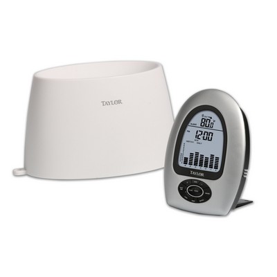 Taylor Wireless Digital Rain Gauge w/Thermometer