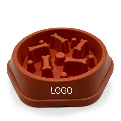 Dog Feeder Slow Feeding Pet Bowl