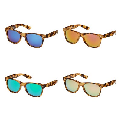 Classics Tortoise Color Mirror Classic Sunglasses