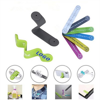 Silicone Magnetic Clip Phone Holder