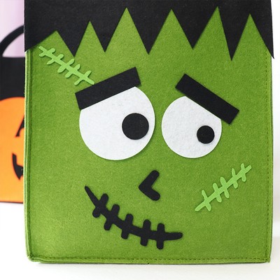 Halloween Monster Felt Candy Tote Bag