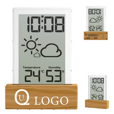 Digital Temperature And Humidity Alarm Clock