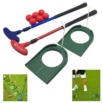 All In One Retractable Golf Putter Set