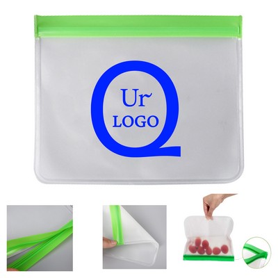 Frosted Resealable Plastic Bags Zip-Lock Seal Storage Pouch