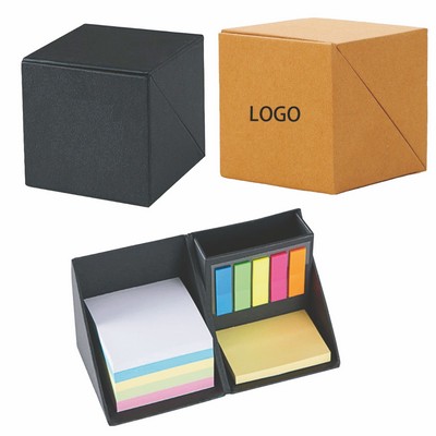 Storage Organizer With Sticky Notes