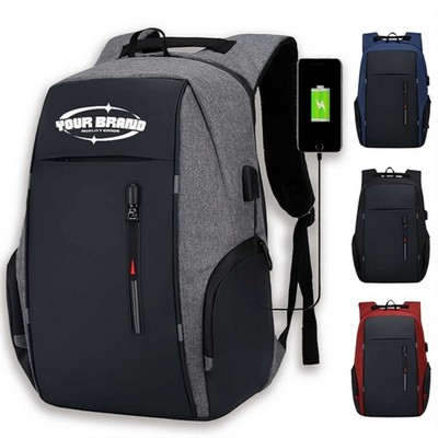 Large Capacity USB Charging Backpack